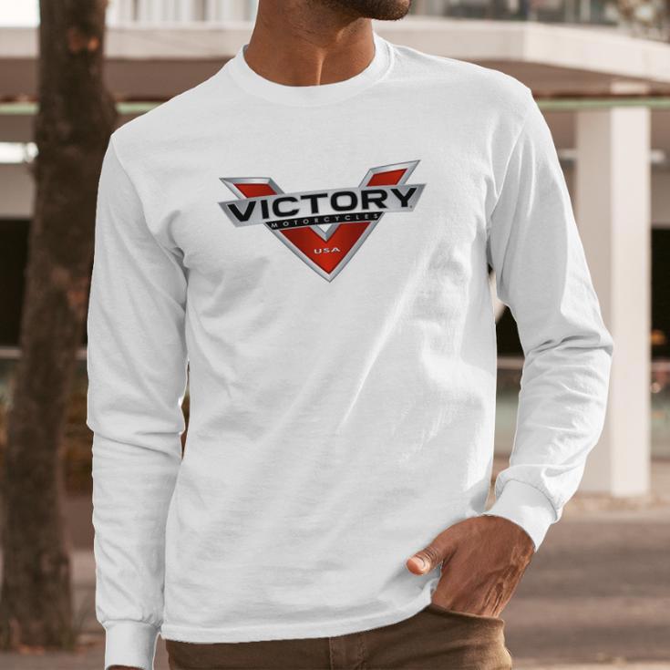 Victory V Motorcycles Usa Tshirts Long Sleeve T-Shirt Gifts for Him