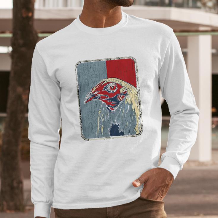 Vintage Cockfighting Long Sleeve T-Shirt Gifts for Him