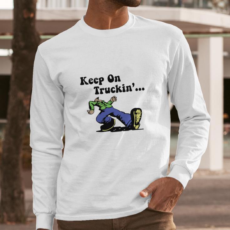 Vintage Keep On Truckin 1970S Long Sleeve T-Shirt Gifts for Him