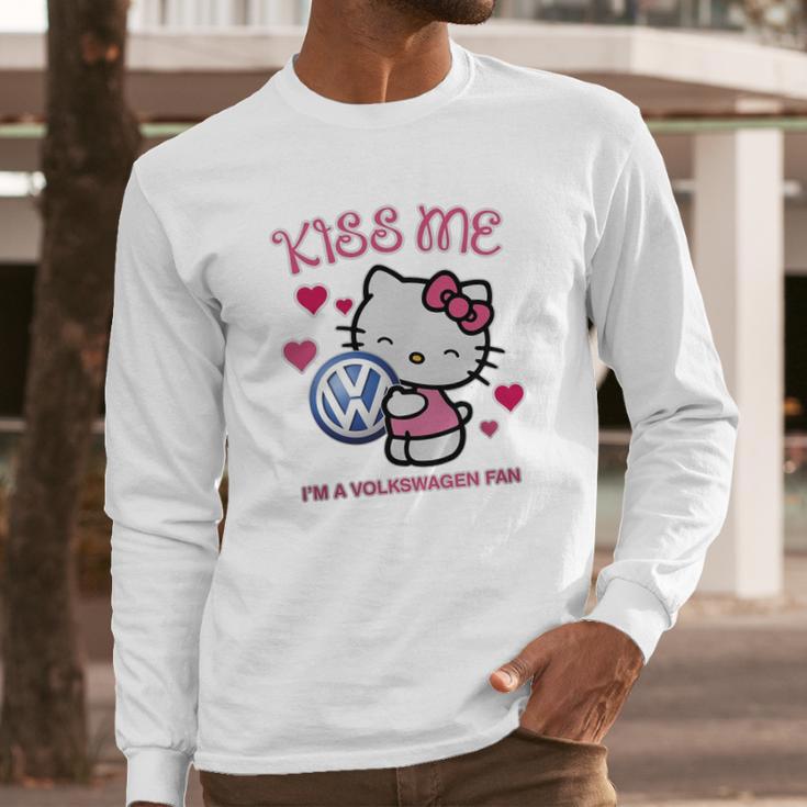 Volkswagen Fan Kiss Me Long Sleeve T-Shirt Gifts for Him