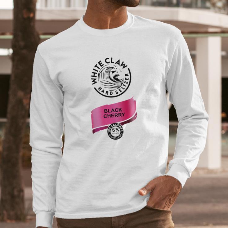 White Claw Hard Seltzer Black Cherry Shirt Long Sleeve T-Shirt Gifts for Him