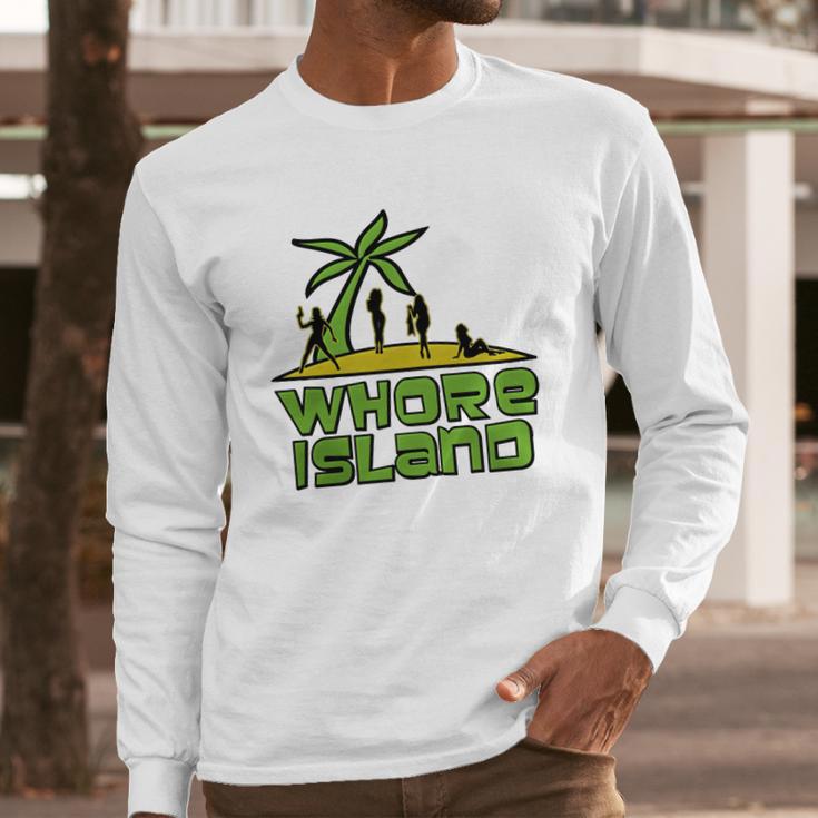 Whore Island Archer T-Shirt Long Sleeve T-Shirt Gifts for Him