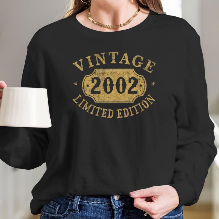 19 Years Old 19Th Birthday Gift Limited 2002 Ver2 Long Sleeve T-Shirt Gifts for Her