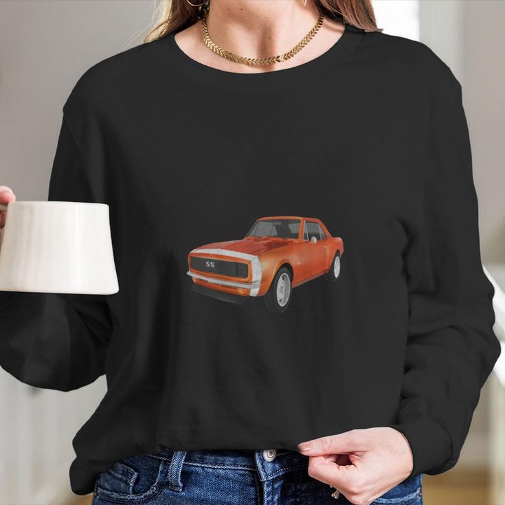 1967 Camaro Ss Button 1 Long Sleeve T-Shirt Gifts for Her