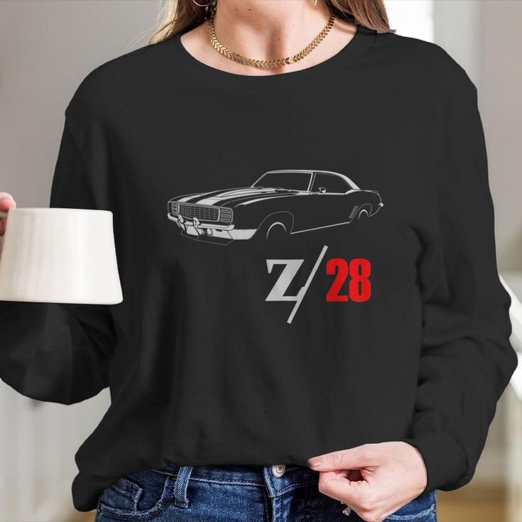 1969 Camaro Z28 Vintage T-Shirts Long Sleeve T-Shirt Gifts for Her