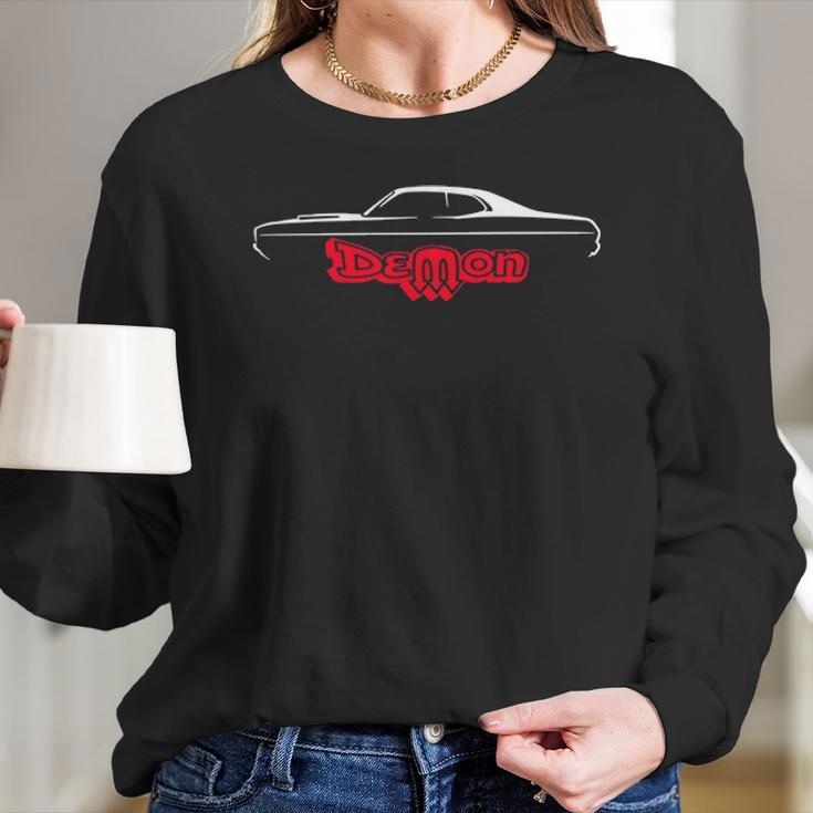 1971 1972 Dodge Demon Long Sleeve T-Shirt Gifts for Her