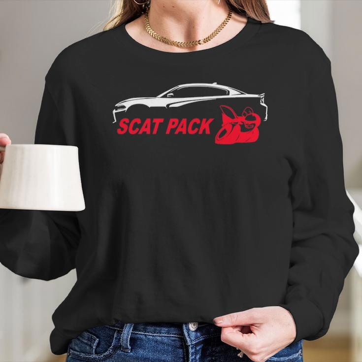 2015 2019 Dodge Charger Scat Pack Classic Long Sleeve T-Shirt Gifts for Her