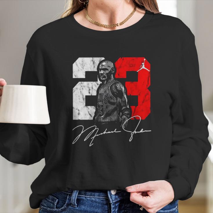 23 Michael Jordan Forever Signature Shirtn Long Sleeve T-Shirt Gifts for Her