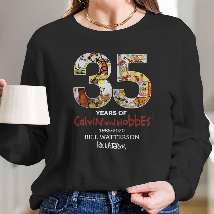 35 Years Of Calvin And Hobbes 1985 2020 T-Shirt Long Sleeve T-Shirt Gifts for Her