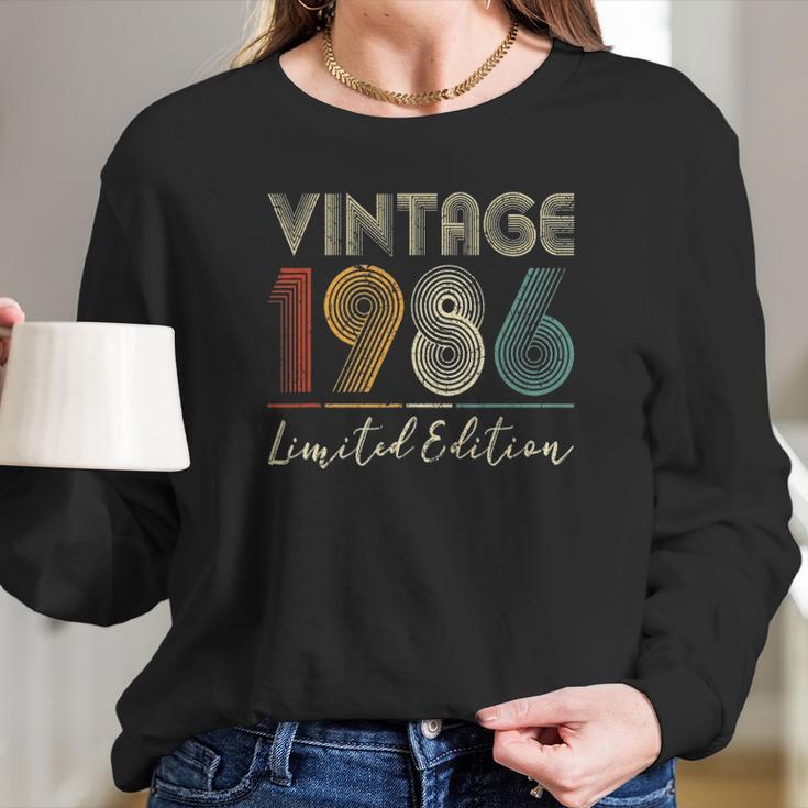 36 Years Old Gifts Vintage 1986 Limited Edition 36Th Birthday Long Sleeve T-Shirt Gifts for Her