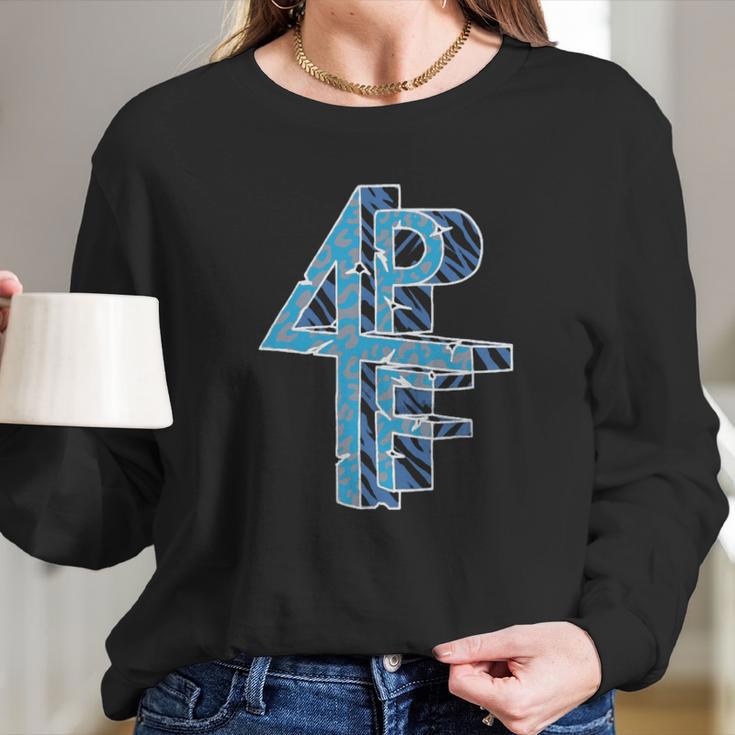 4Pf Four Pockets Full Blue Long Sleeve T-Shirt Gifts for Her