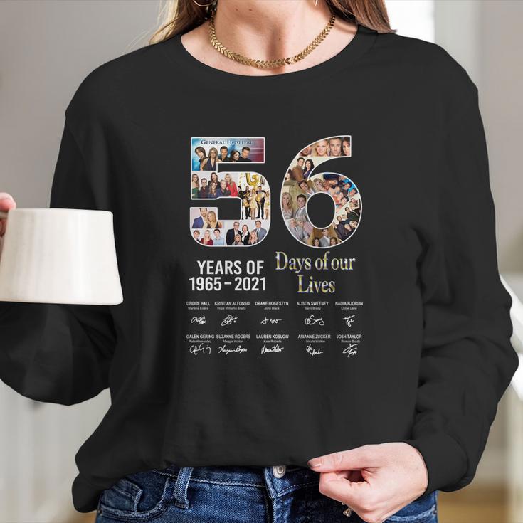 56 Years Days Of Our Lives Long Sleeve T-Shirt Gifts for Her