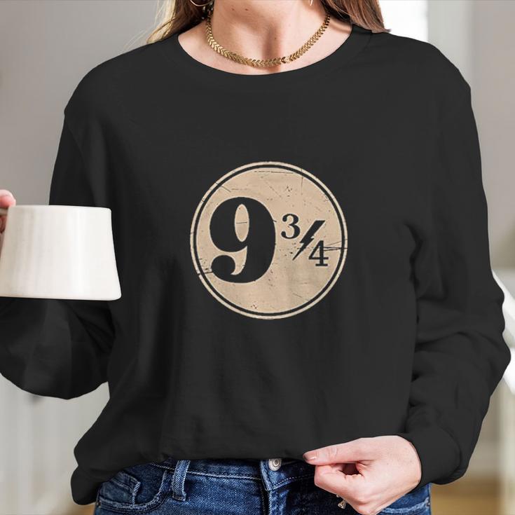 9 34 Nine Three Quarters Harry Potter Hogwarts Long Sleeve T-Shirt Gifts for Her