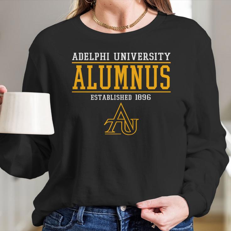 Adelphi University Alumnus Long Sleeve T-Shirt Gifts for Her