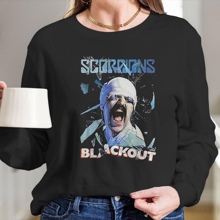 Ae Designs Scorpions Blackout Album Black Long Sleeve T-Shirt Gifts for Her