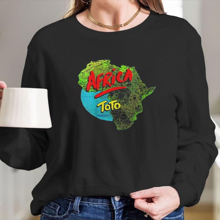 Africa Toto Gift Long Sleeve T-Shirt Gifts for Her