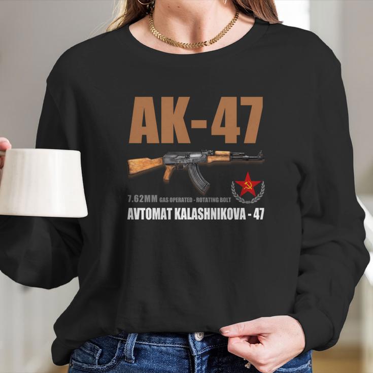 Ak47 Avtomat Kalashnikova T-Shirt Long Sleeve T-Shirt Gifts for Her