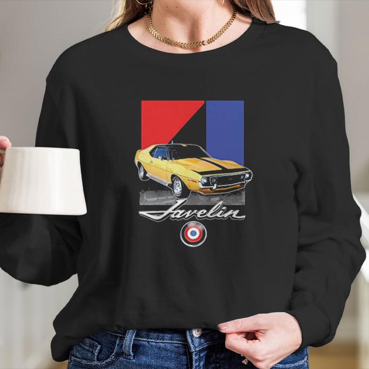 Amc Javelin Amx Automotive Long Sleeve T-Shirt Gifts for Her