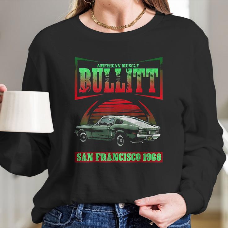 American Muscle Car Bullitt Long Sleeve T-Shirt Gifts for Her