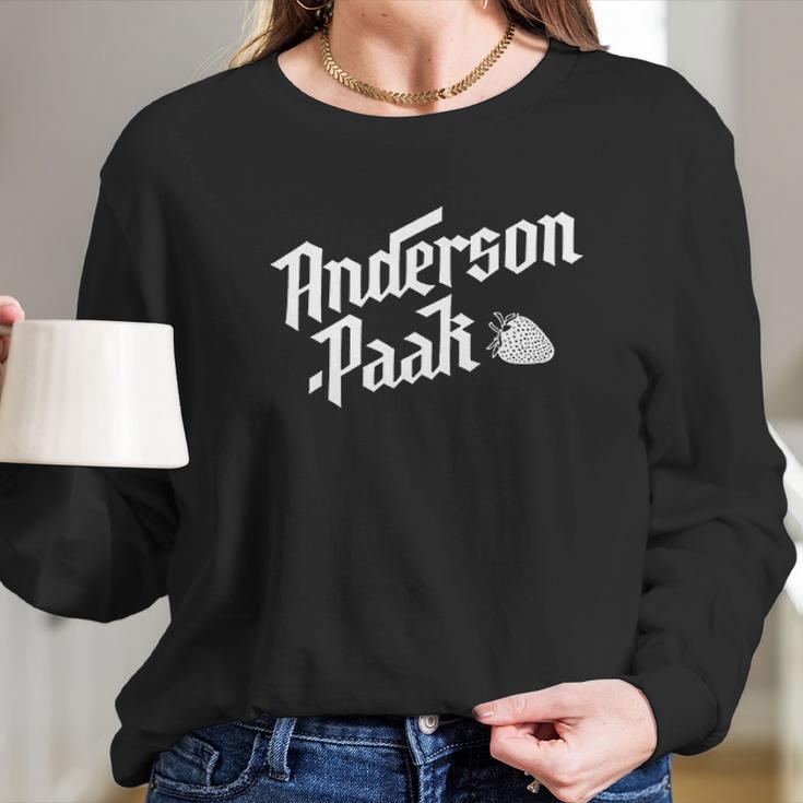 Anderson Paak Strawberry Long Sleeve T-Shirt Gifts for Her