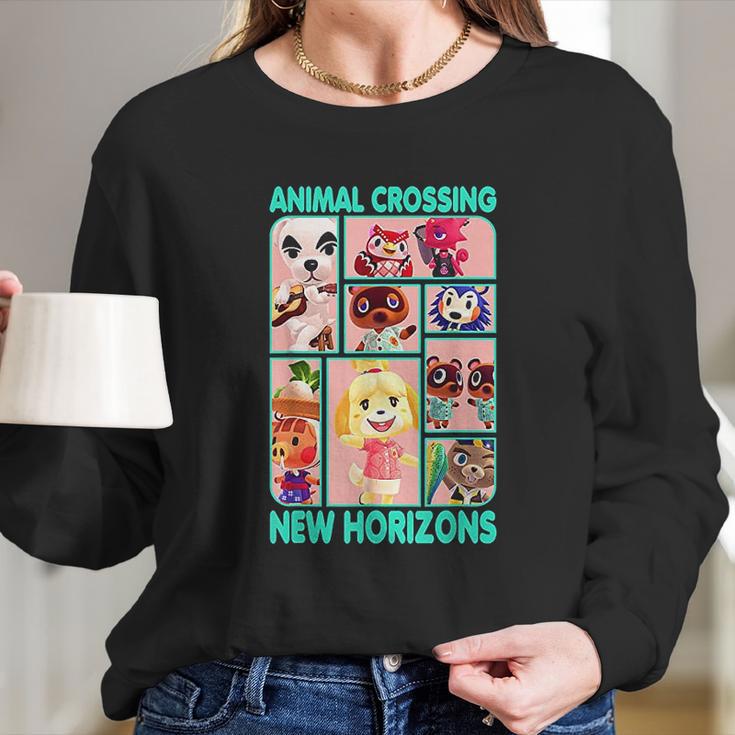 Animal Crossing New Horizons Group Box Up Long Sleeve T-Shirt Gifts for Her