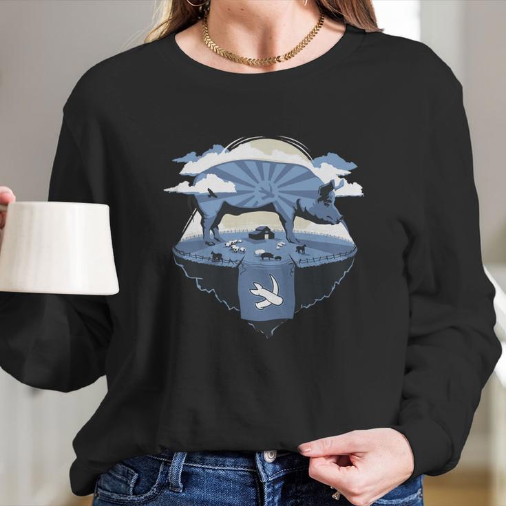 Animal Farm Shirt Long Sleeve T-Shirt Gifts for Her