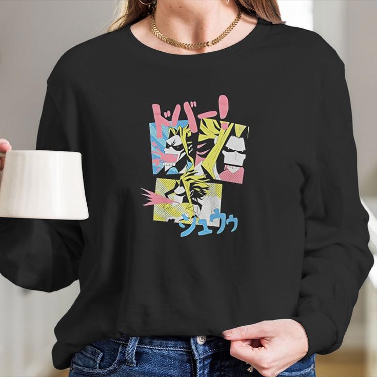 Anime Manga All Might Long Sleeve T-Shirt Gifts for Her