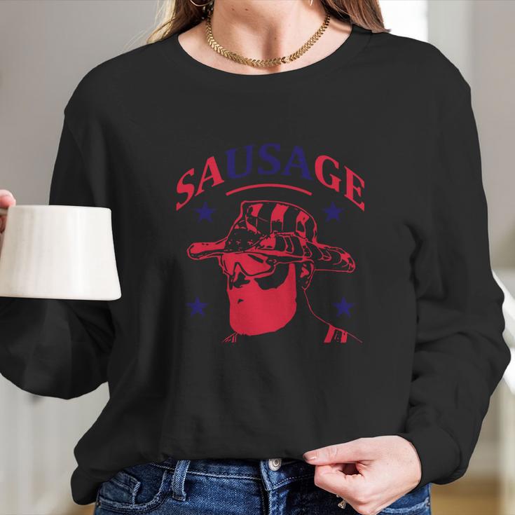 Anthony Sherman Sausage Tee Shirts Long Sleeve T-Shirt Gifts for Her