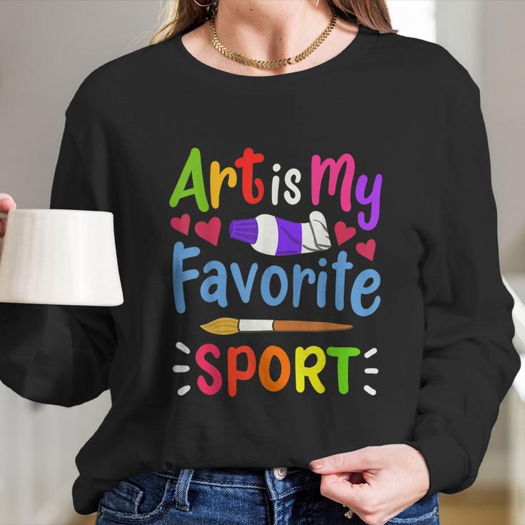 Art Artist Painter Long Sleeve T-Shirt Gifts for Her