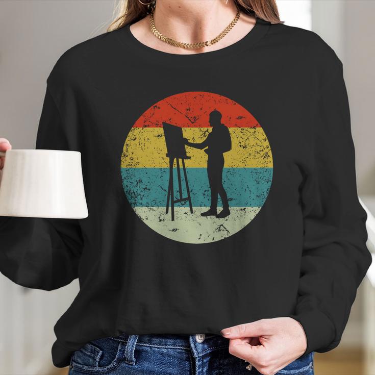 Artist Painting Long Sleeve T-Shirt Gifts for Her