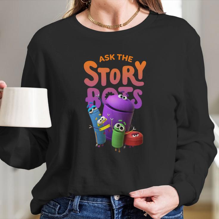 Ask The Storybots 2 Long Sleeve T-Shirt Gifts for Her