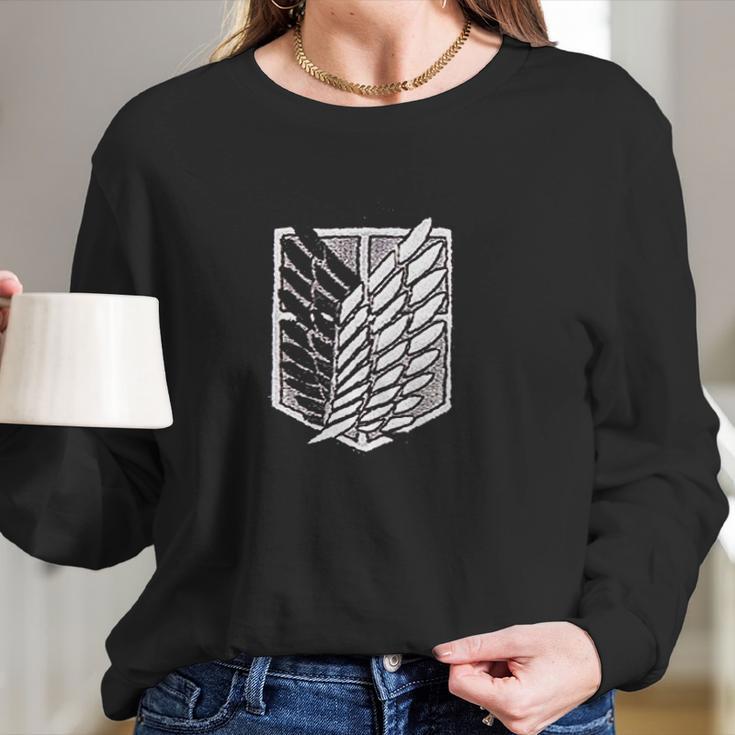 Attack On Titan Hat Anime Long Sleeve T-Shirt Gifts for Her