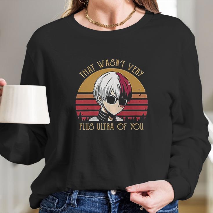 Avber My Hero Academia Izuku Midoriya Bakugo Todoroki Cosplay Funny Long Sleeve T-Shirt Gifts for Her