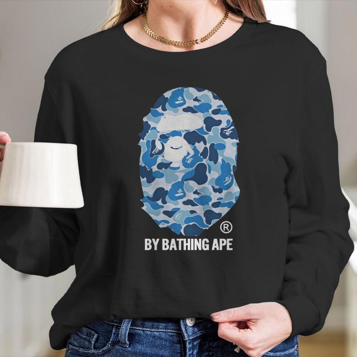 By Bape Abc Blue Camo T-Shirt Long Sleeve T-Shirt Gifts for Her