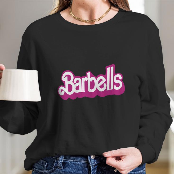 Barbell Barbie Long Sleeve T-Shirt Gifts for Her