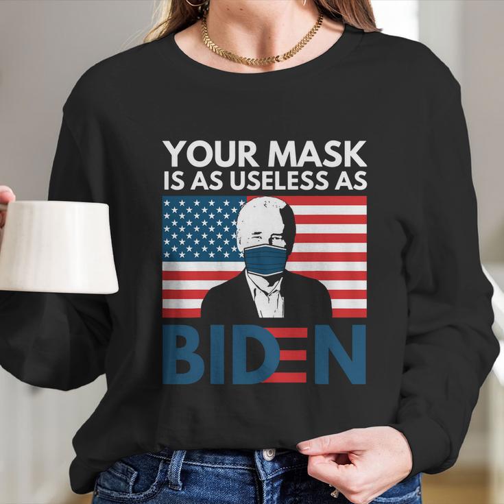 Bare Shelves Fjb Bareshelves Anti Biden Fuck Biden Biden Say Their Names A Long Sleeve T-Shirt Gifts for Her