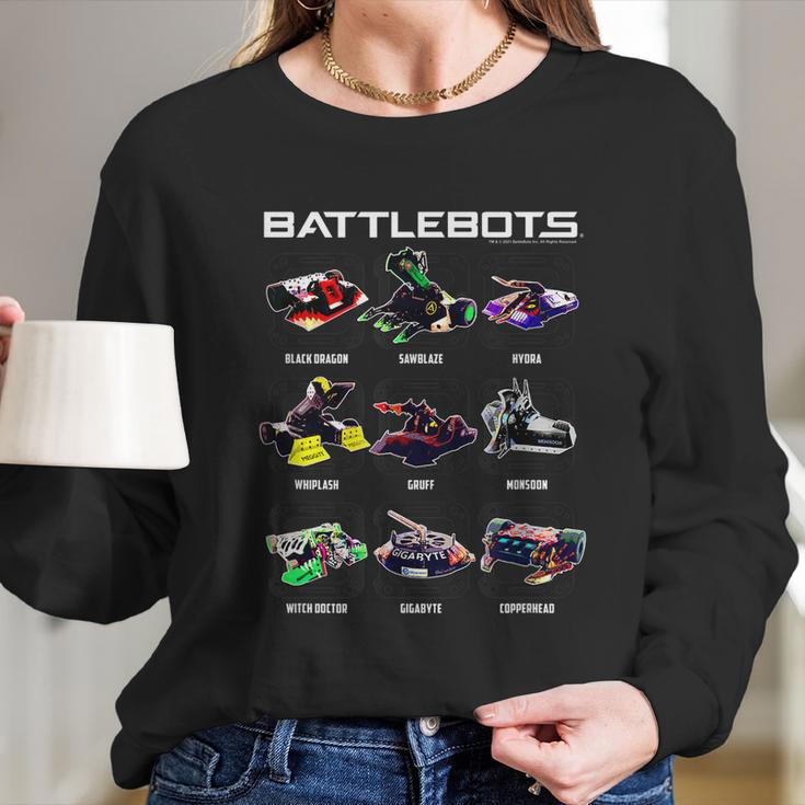 Battlebots Group Robot Photo Box Up Long Sleeve T-Shirt Gifts for Her