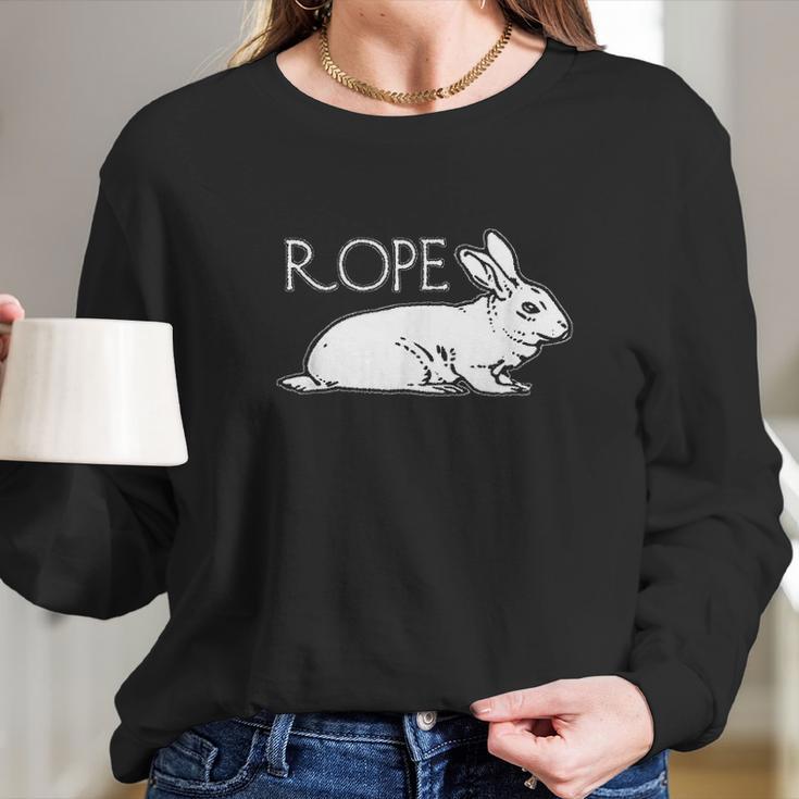 Bdsm Rope Bunny Tied Up Kinkster Dom Sub Rigger Fetish Long Sleeve T-Shirt Gifts for Her