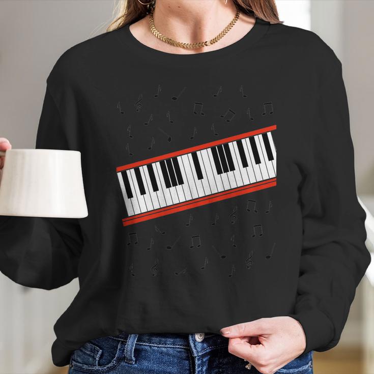 Beat It Piano Mj Long Sleeve T-Shirt Gifts for Her