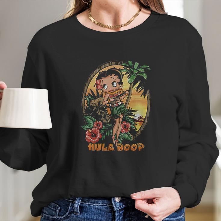 Betty Boop Cartoon Long Sleeve T-Shirt Gifts for Her