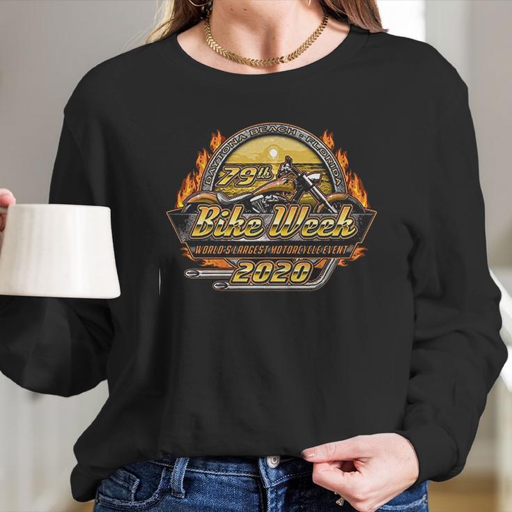 Bike Week Daytona Beach Official Long Sleeve T-Shirt Gifts for Her