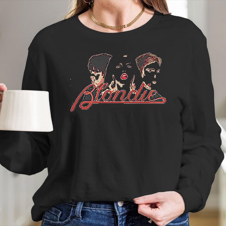 Blondie Band Logo Long Sleeve T-Shirt Gifts for Her