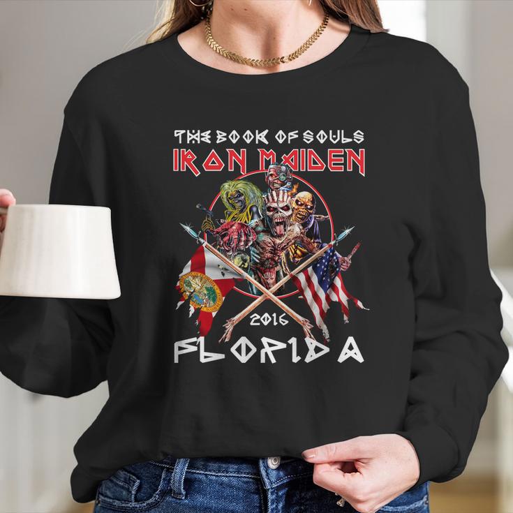 The Book Of Souls Iron Maiden 2016 FloridaShirt Long Sleeve T-Shirt Hoodie Sweatshirt Long Sleeve Gifts for Her