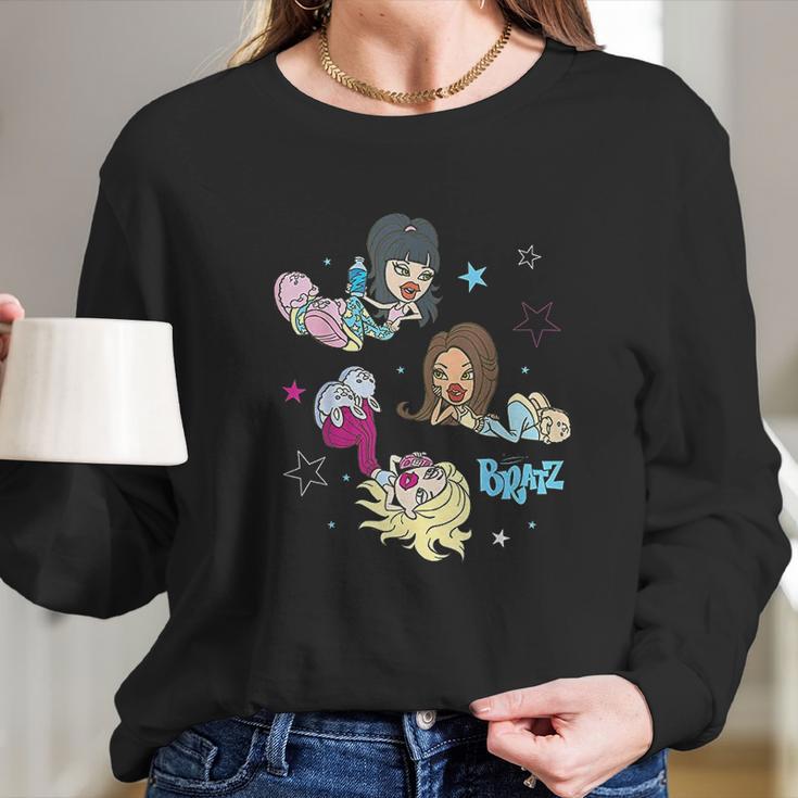 Bratz Group Shot Slumber Party Long Sleeve T-Shirt Gifts for Her