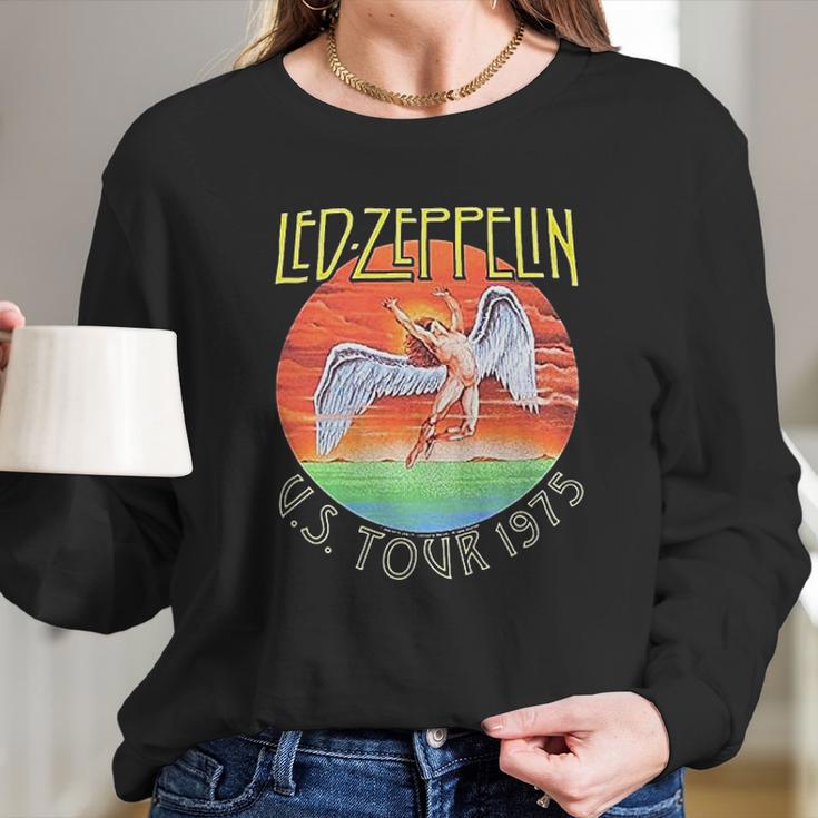 Bravado Led Zeppelin Usa Concert Tour 1975 Long Sleeve T-Shirt Gifts for Her