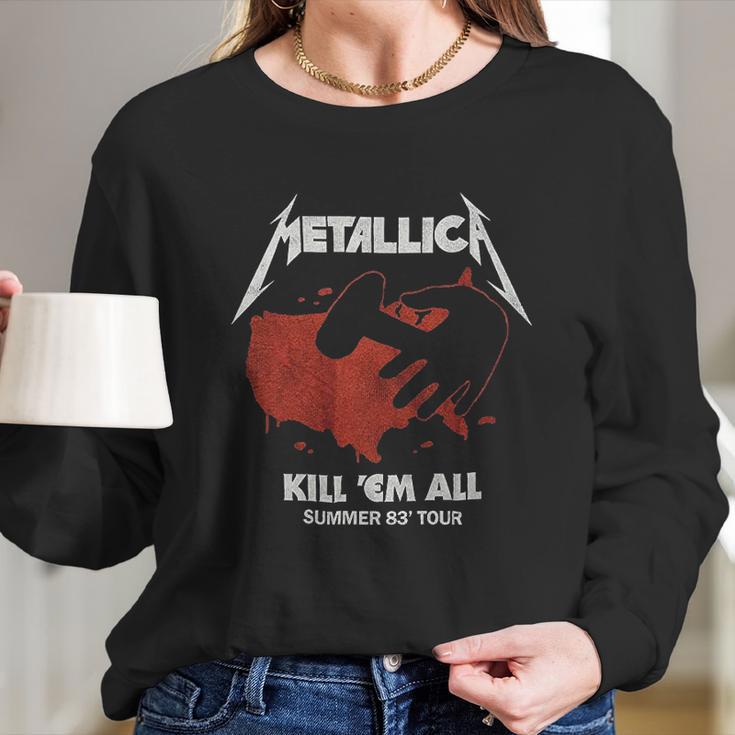 Bravado Metallica Killem All Tour Long Sleeve T-Shirt Gifts for Her