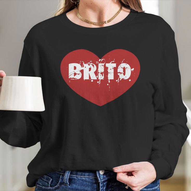 Brito - I Love Brito Long Sleeve T-Shirt Gifts for Her