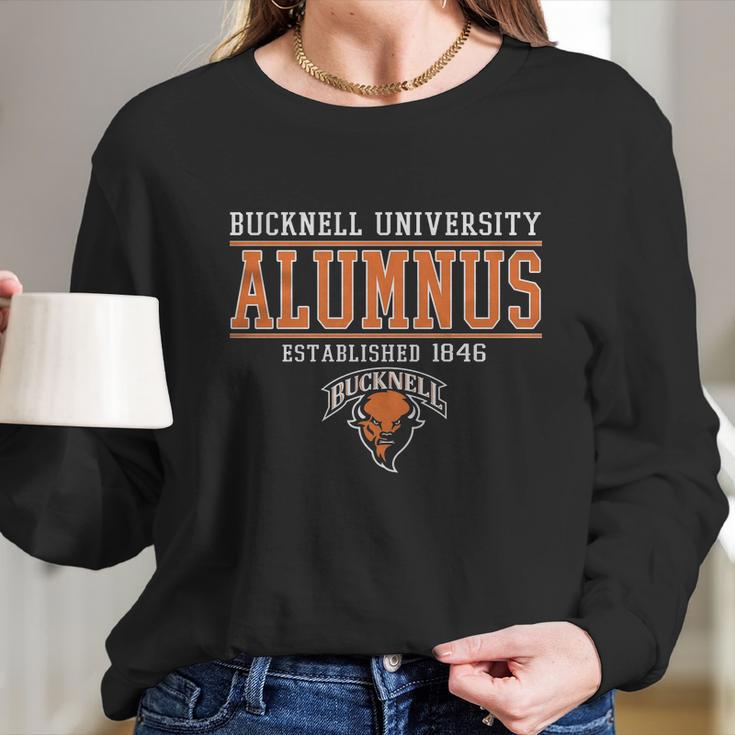 Bucknell University Alumnus Long Sleeve T-Shirt Gifts for Her