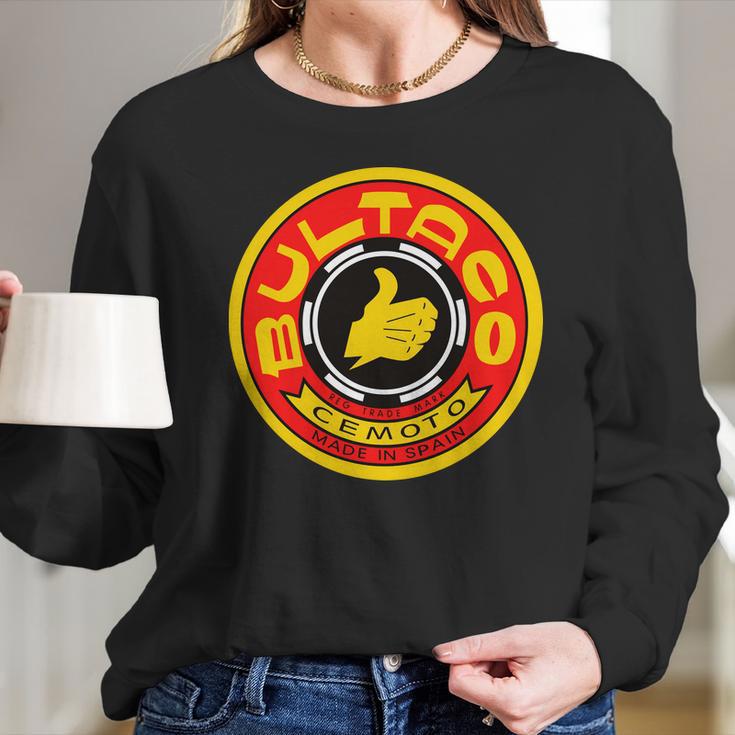 Bultaco Cemoto Motorcycle Long Sleeve T-Shirt Gifts for Her