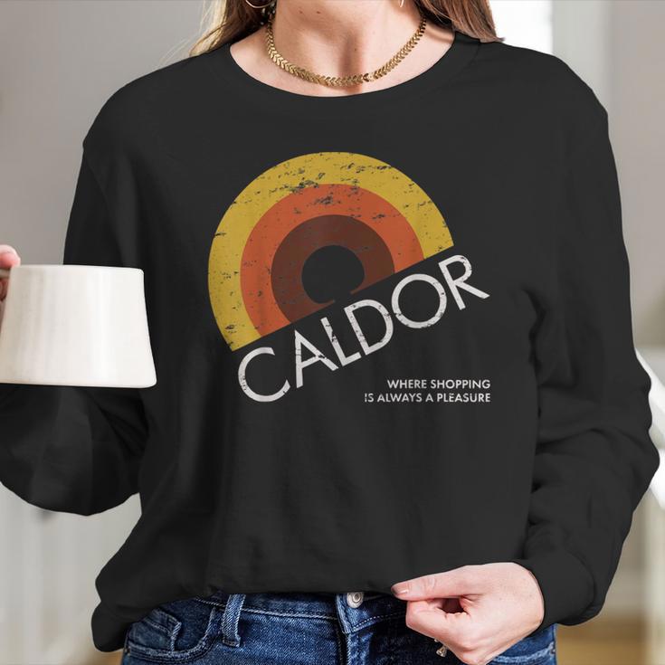 Caldor Vintage Retro Caldors Department Long Sleeve T-Shirt Gifts for Her